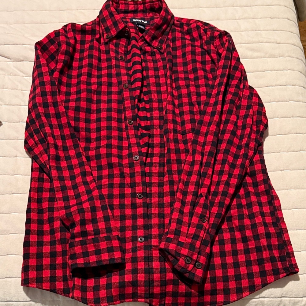 Land’s End Plaid Flannel